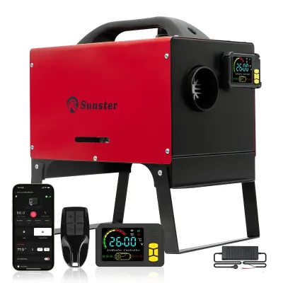 8kw Low Noise Diesel Air Heater 12V/24V/230V Auto Thermostat Diesel...