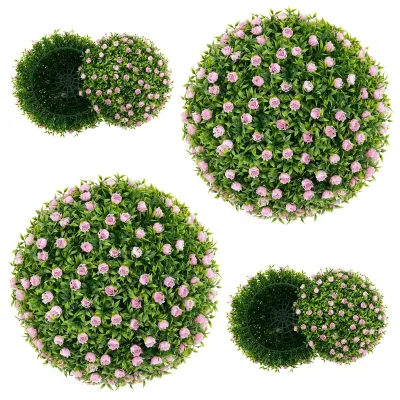 ERGOMASTER 1 Pack Artificial Camellia Tree Faux Flower Plant Artificial Tree Home Decor