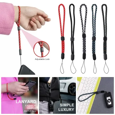 Adjustable Wrist Strap Hand Lanyard for Phone Camera Keys USB — 2 Pack