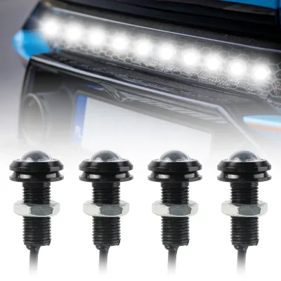 4Pcs LED Eagle Eye Lights High Power Parking Buckup DRL Car Daytime Running lamp