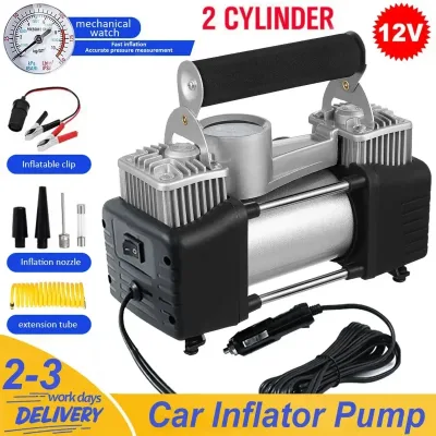 Heavy Duty 12V Electric Car Tyre Inflator 150PSI Portable Air Compressor Pump
