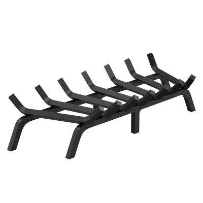 Succebuy Fireplace Log Grate Fireplace Grate With 6 Legs 3/4’’ Soli...