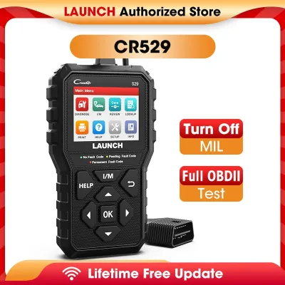Launch Creader 529 OBD2 Scanner Automotive Diagnostic Tool OBDII Co...