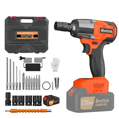 Emdtool 1/2 Inch Cordless Brushless Impact Wrench, Variable Speed 3...
