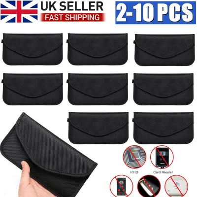 RFID Faraday Cage Key Fob Signal Blocker Pouch — Multi-Pack