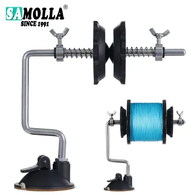 Fishing Line Spooler Winder Machine Vacuum Clamp Fishing Reel Line Spool Spooler System Vertical Curved Sea Carp Fishing image 1