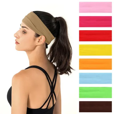 Sweat-Absorbing Running Headband for Fitness Yoga and Makeup