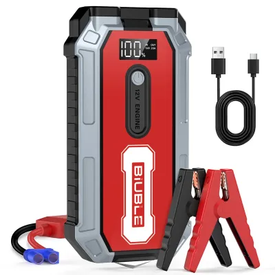 Car Jump Starter, 4000A Peak Car Battery Charger Power Bank, 12V Ju...