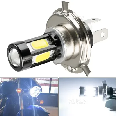 H4 9003 HS1 LED Headlight Bulbs Replacement Upgrade Bulb 6000K Whit...