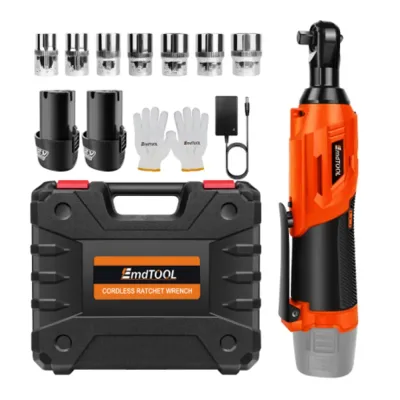 Electric Cordless Ratchet Wrench 12V Ratchet Set Power Ratchet Wren...