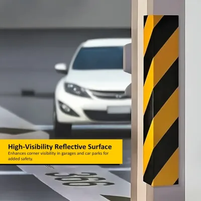Nicoman EVA Foam Reflective Corner Guard Car Garage Wall Protector