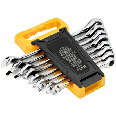Succebuy 8/16PCs Combination Wrench Set Ratcheting Wrench Organizer...