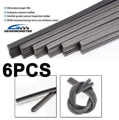 Universal 28" Car Wiper Blade Refill Replacement Rubber Strip Cut t...