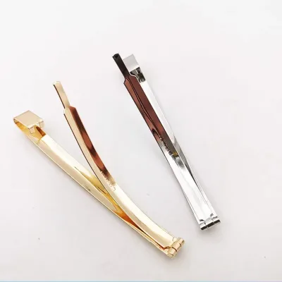 10pcs/lot 7cm 9cm Korean shrapnel clip gold/rhodium hair accessories DIY material wholesale