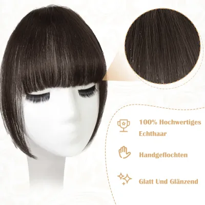 Women S Real Human Hair Bangs For Natural Look Natural Experience Blend Well Women Natural