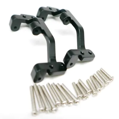 Aluminium Alloy Pull Rod Base Seat for MN D90 MN-99 FJ-45 RC 1/12 2-Pack