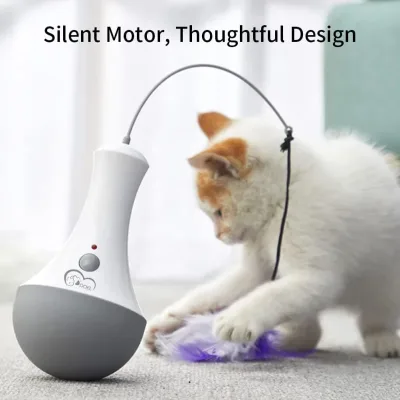 DOEL Automatic Feather Wand Cat Teaser Indoor Interactive Toy