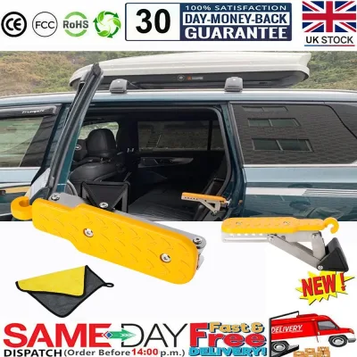 Folding Car Roof Door Latch Hook Step Foot Pedal Ladder