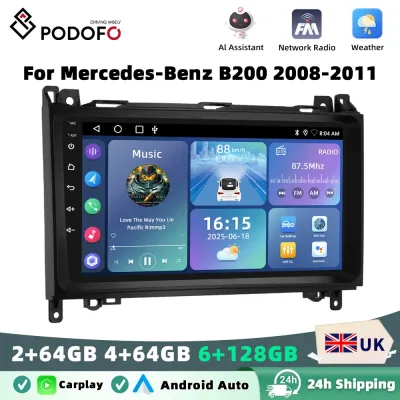 Podofo Android Car Radio Multimidia Video Player Navigation GPS for...