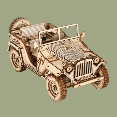3D Puzzle Diy Wooden Toy Car Assembly Model For Adult Birthday Halloween Christmas Gifts image 1