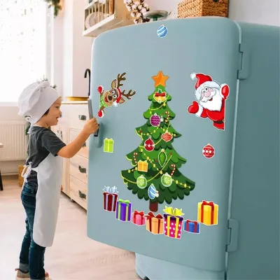 Snowman Magnetic Sticker Set