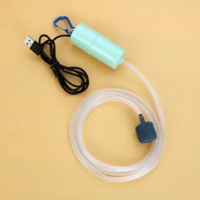 Aquarium Oxygen Air Pump Fish Tank USB Silent Air Compressor Aerator Portable Mini Small Oxygenator Aquarium Accessories 5v 1W - image 1