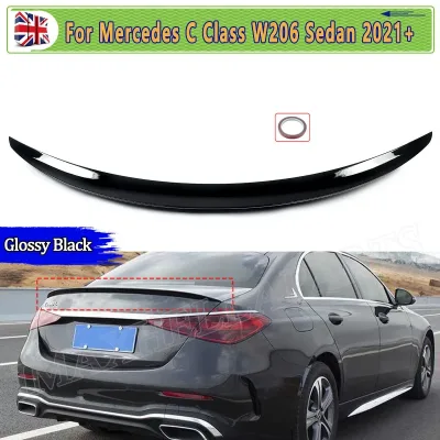 Rear Splitter Spoiler for Mercedes C Class W206 C180 C200 C300 C400...