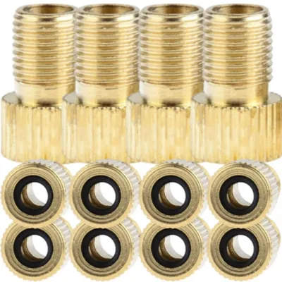8-2pcs Bicycle Valve Pump Adapter Bike Valve Converter Presta To Schrader Convert Nozzle Inflation Adaptor Bicycle Acces image 1