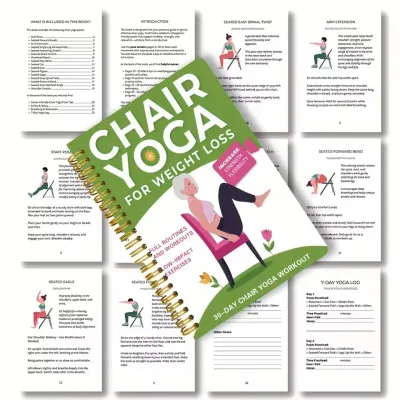 Chair Yoga Guide for Weight Loss, Muscle Strengthening & Flexibility - Beginner-Friendly Workout Suitable for Seniors an image 1