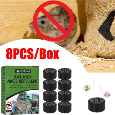 8Pcs Mice Repellent Deterrent Anti-Mouse Ball Rat Repellent Non-toxic Safe Peppermint Oil for Outdoor Indoor Pest Insect image 1