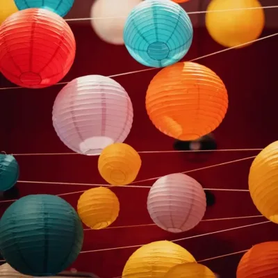 4-6-8-10-12-14-16inch Round Chinese Paper Lanterns Birthday Wedding Decor Gift Craft DIY White Hanging Lantern Ball Supp image 1