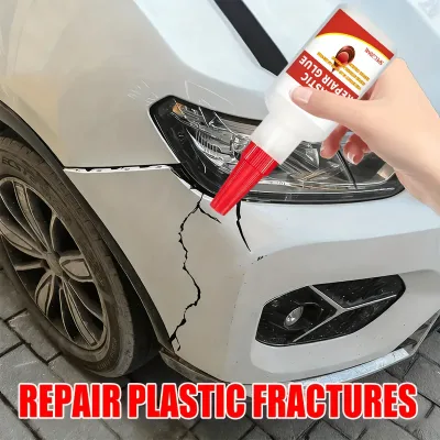 Car Bumper Repair Glue - Special Adhesive for Plastics, Repairs Plastic Parts, Rearview Mirror Base, Repairs Damage and  image 1