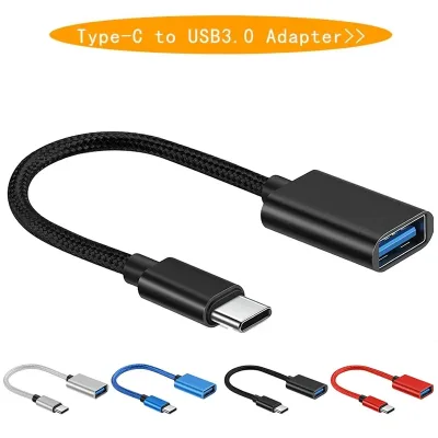 Universal OTG USB 3.0 Adapter Cable Type C Male To USB A Female Usb Data Cord OTG Adapter For Macbook iPhone Xiaomi Mobi image 1