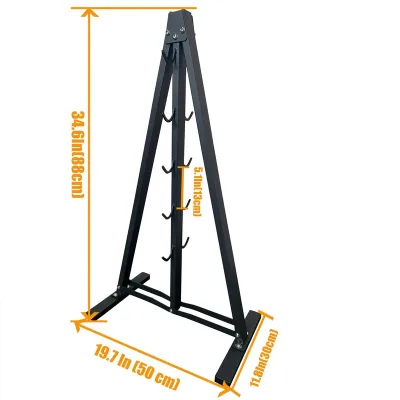 Lat Pulldown Bar Storage Rack – Heavy Duty Stand for Cable Attachme...