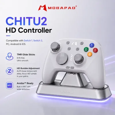 MOBAPAD CHITU 2 Wireless Bluetooth Gamepad TMR Joystick HD Rumble Mechanical Controller for Switch 2 PC Android iOS with Chargin - image 1
